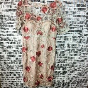 Elegant Floral Lace Dress